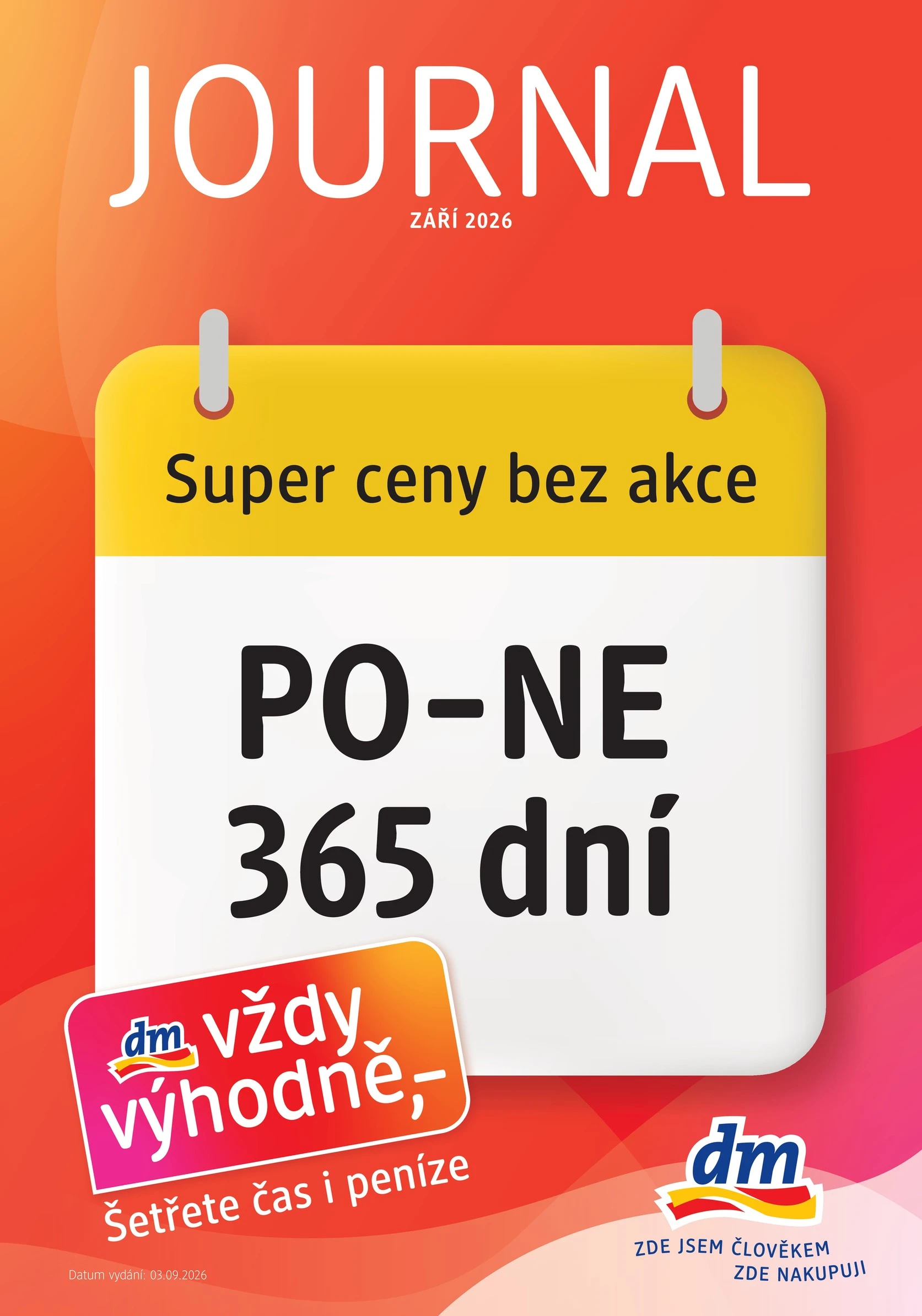 Leták DM drogerie