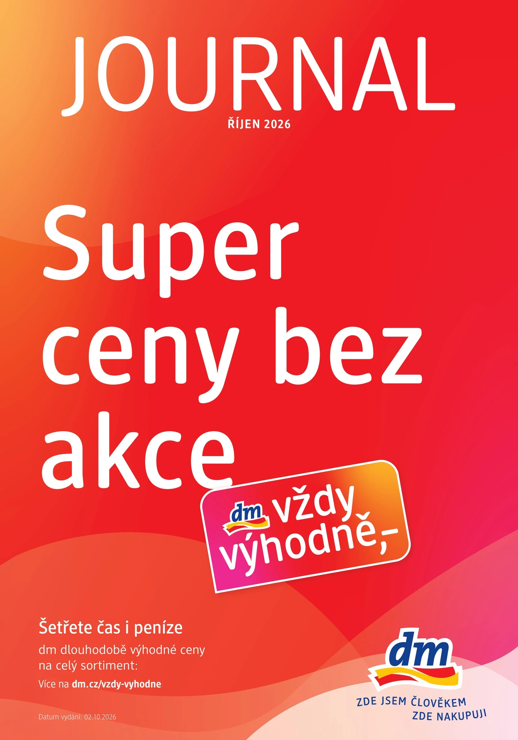 Leták DM drogerie
