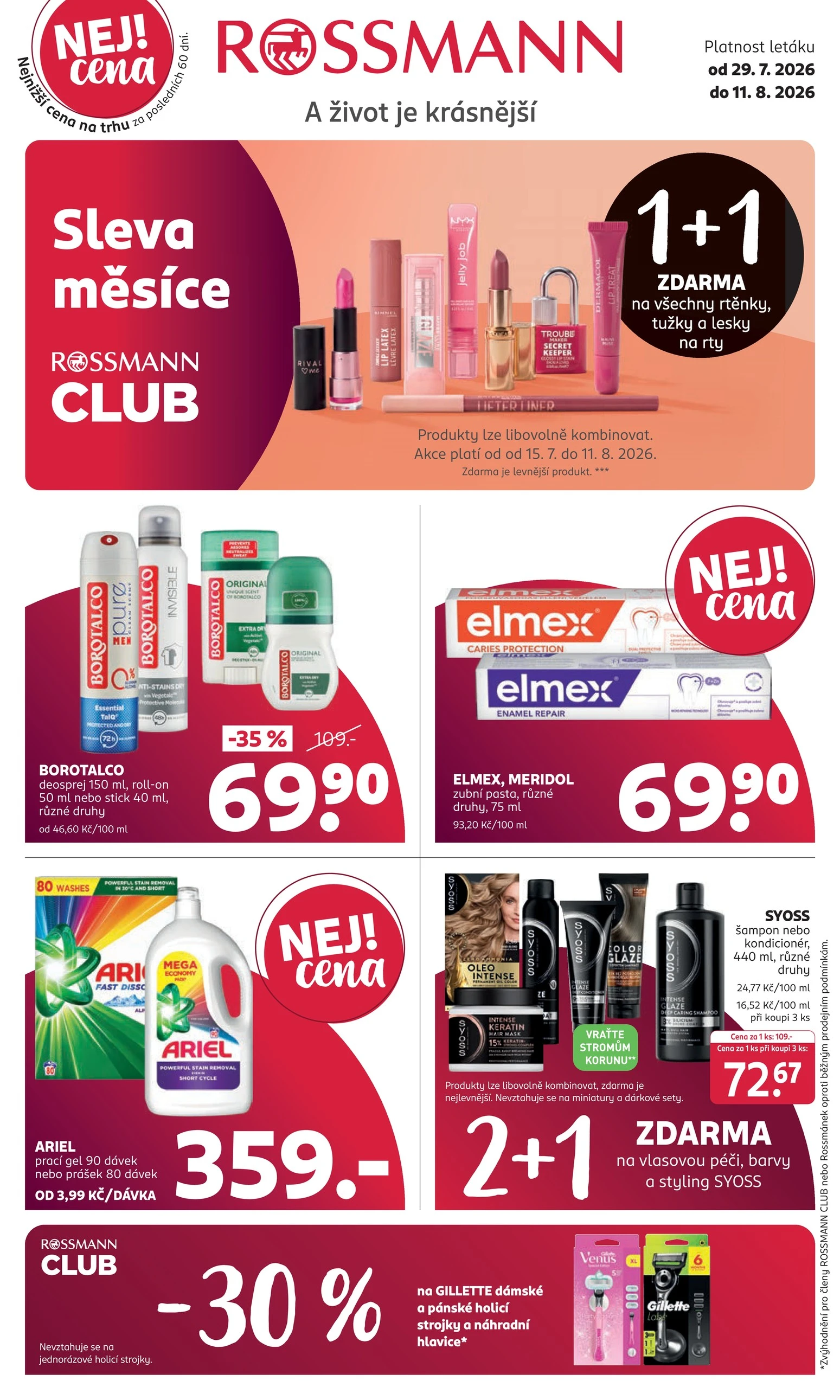 Leták Rossmann