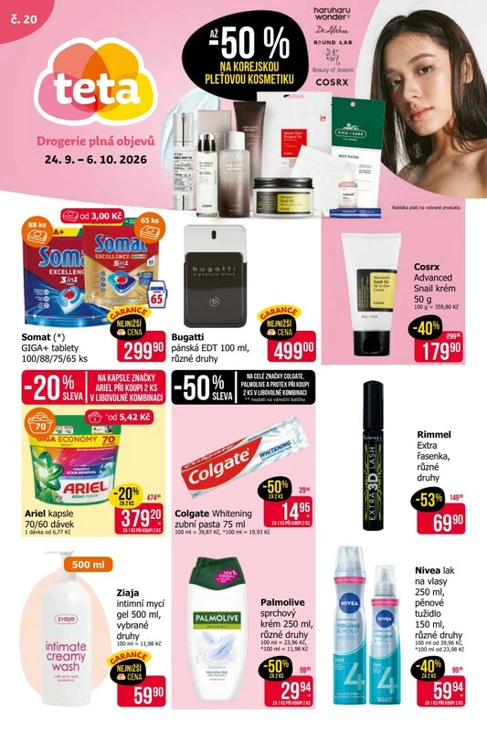 Leták Teta drogerie