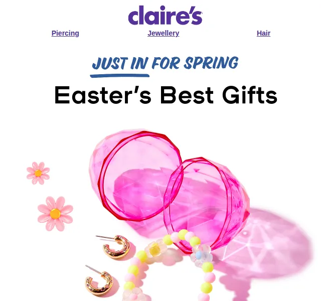 Claire's: Velikonoční kolekce a doplňky – červen 2026 | Nuslet.cz