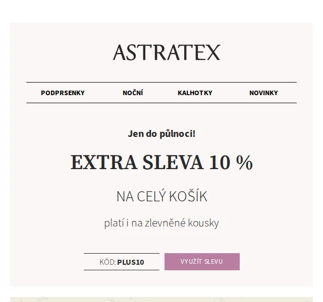 Astratex: 10% extra sleva a doprava zdarma – červen 2026 | Nuslet.cz