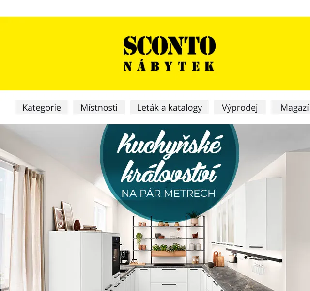 Sconto: Kuchyňské království – červen 2026 | Nuslet.cz