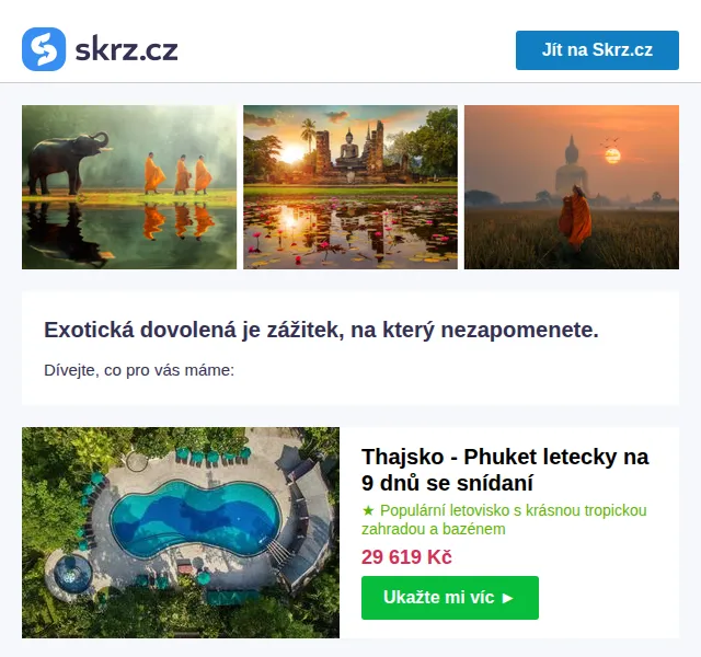 Skrz.cz: Dovolená od 12 990 Kč – červen 2026 | Nuslet.cz
