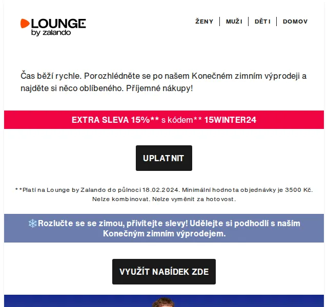 Lounge by Zalando: Konečný zimní výprodej 80 % + 15 % extra – červen 2026 | Nuslet.cz