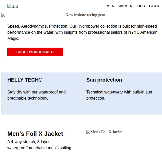 Helly Hansen: Nová Hydropower kolekce pro rychlou plavbu – červen 2026 | Nuslet.cz