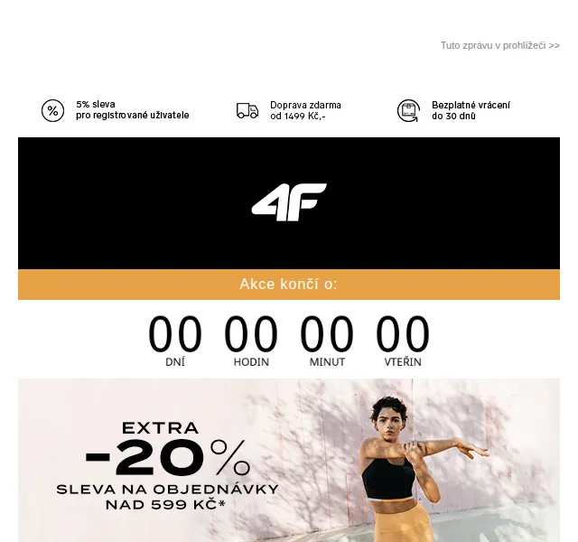 4Fstore: sleva 20 % na vše – červen 2026 | Nuslet.cz