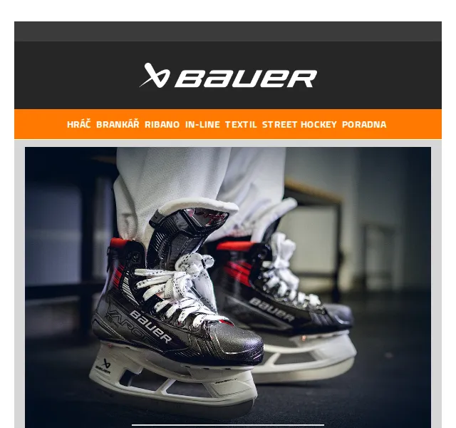 Bauer Hockey Česko: Brusle se slevou až 35 % – červen 2026 | Nuslet.cz