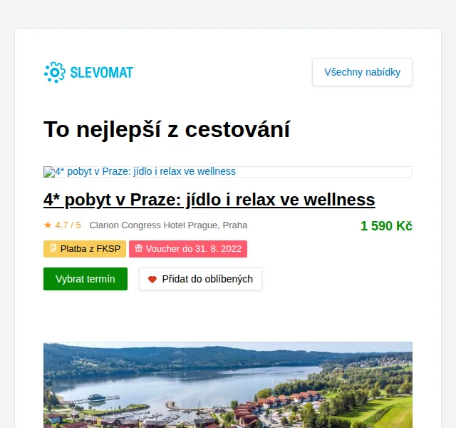 Slevomat: Wellness pobyty od 990 Kč – červen 2026 | Nuslet.cz