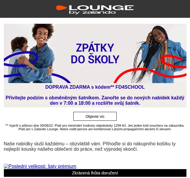 Lounge by Zalando: Doprava zdarma a až 80% sleva – září 2026 | Nuslet.cz