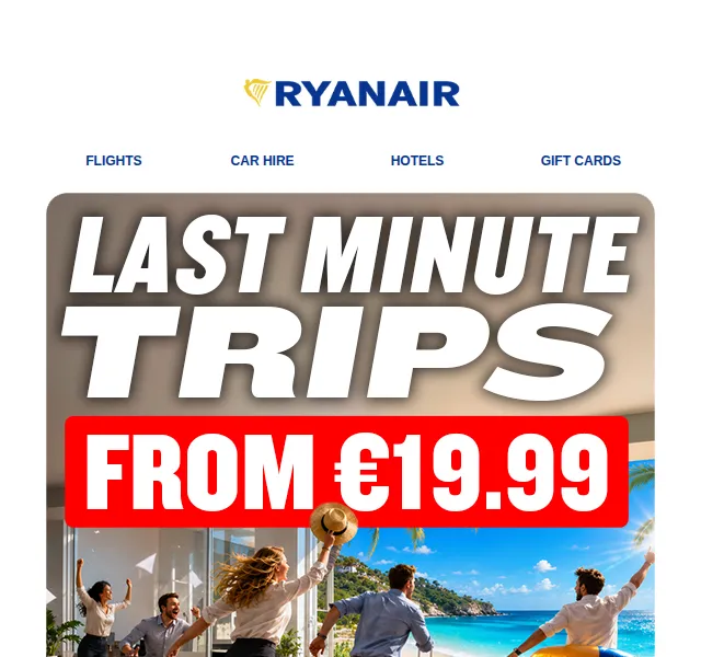 Ryanair: Letenky od 19,99 £ – červen 2026 | Nuslet.cz