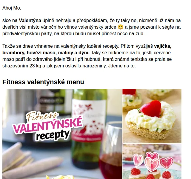BAJOLA ✌ Fit bez diet: Valentýnské recepty a tipy – červen 2026 | Nuslet.cz