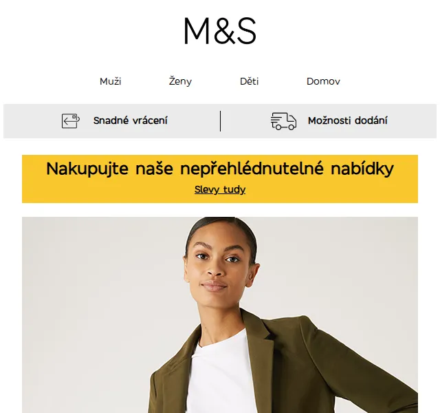 Marks and Spencer: Vracíte se do práce? Slevy na oblečení – červen 2026 | Nuslet.cz