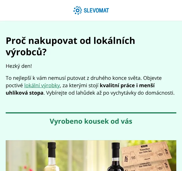 Slevomat: české potraviny, kosmetika a zahrada – duben 2026