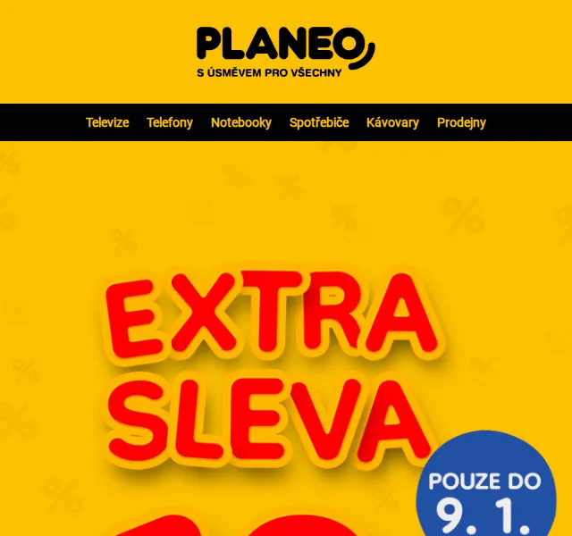 Planeo: Sleva 10 % na elektro – červen 2026 | Nuslet.cz