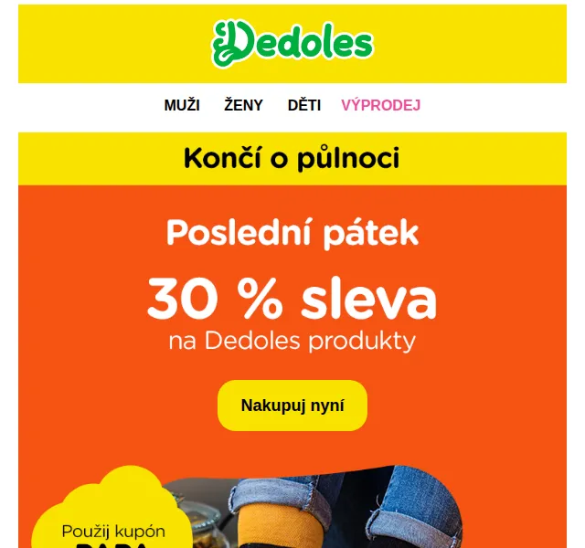 Dedoles: 30% sleva na vše – prosinec 2023 | Nuslet.cz