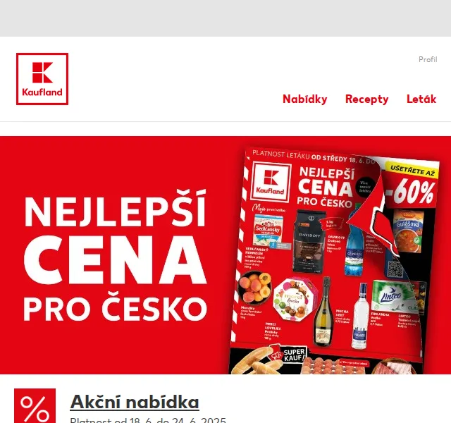 Kaufland: Meruňky, mléko a káva Davidoff – červenec 2026 | Nuslet.cz
