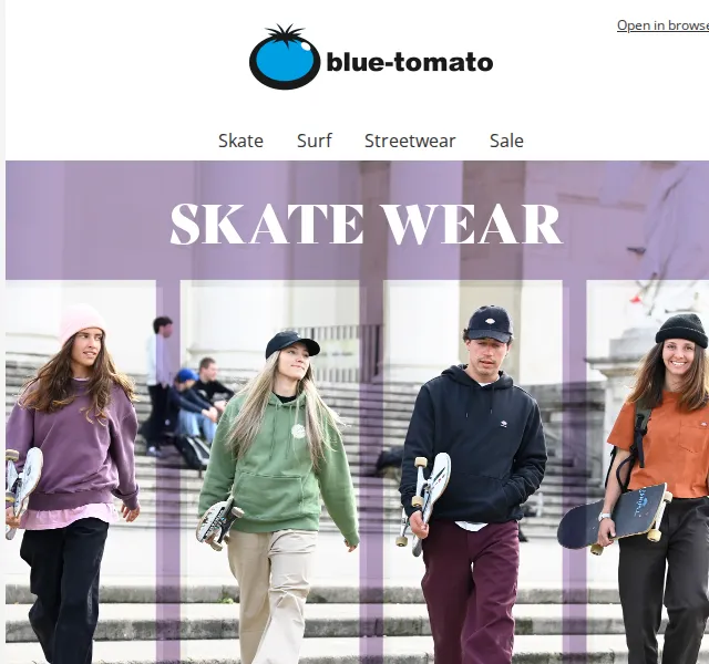 BLUE TOMATO: Autumn skate styles – červen 2026 | Nuslet.cz
