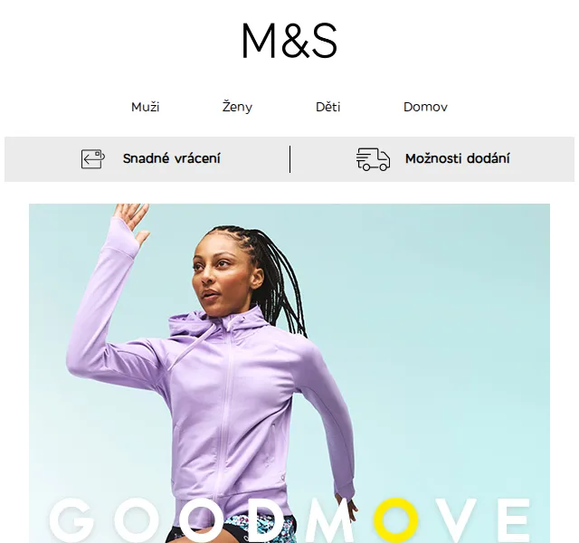 Marks and Spencer: Nová kolekce Goodmove – červen 2026 | Nuslet.cz