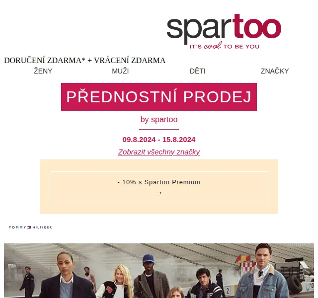 Spartoo: Slevy až -50 % na Tommy Hilfiger, New Balance – červen 2026 | Nuslet.cz