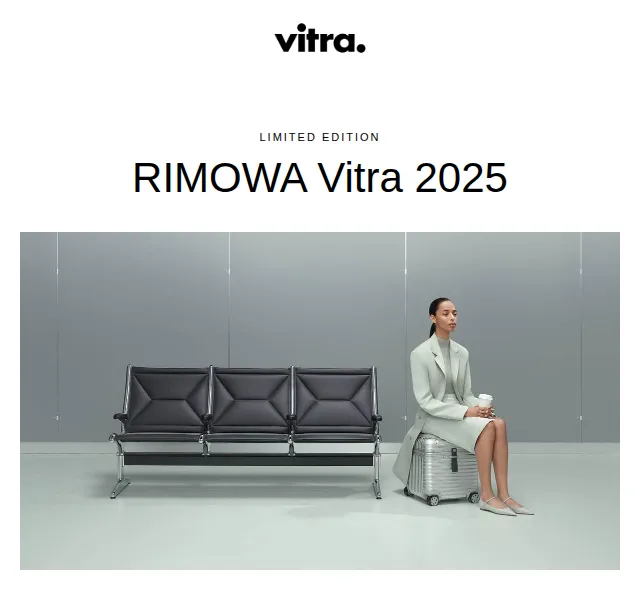 Vitra: RIMOWA Vitra 2025 limitovaná edice – červen 2026 | Nuslet.cz
