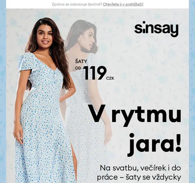 Sinsay: Šaty od 119 Kč – červen 2026 | Nuslet.cz