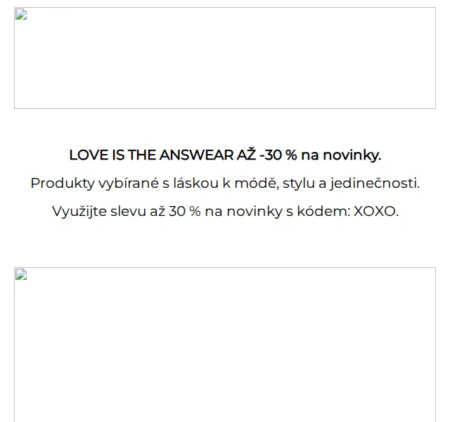 ANSWEAR.cz: Love is the answear až -30 % na novinky – červen 2026 | Nuslet.cz