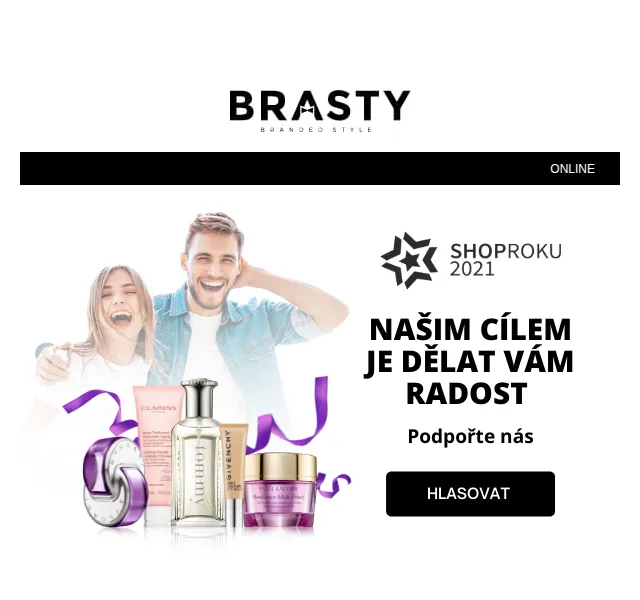 Brasty.cz: Šance na titul ShopRoku – červen 2026 | Nuslet.cz