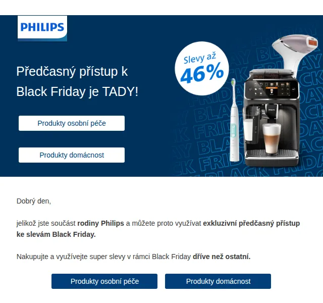 Philips: Předčasný Black Friday – červen 2026 | Nuslet.cz