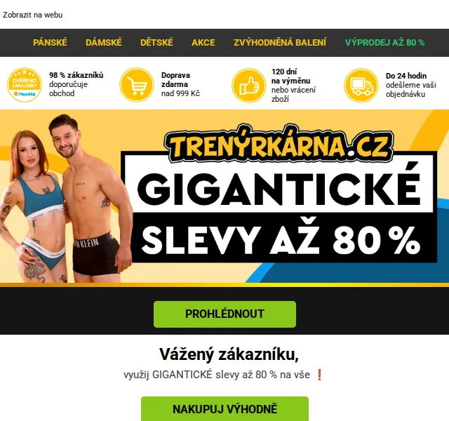 Lukáš z Trenýrkárna.cz: Gigantické slevy až 80 % na prádlo – červen 2026 | Nuslet.cz