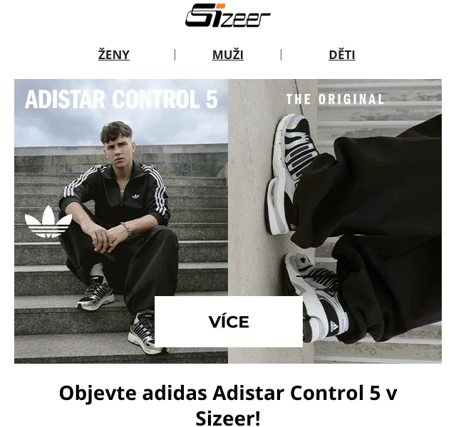 Sizeer: Adidas Adistar Control 5 – duben 2026 | Nuslet.cz