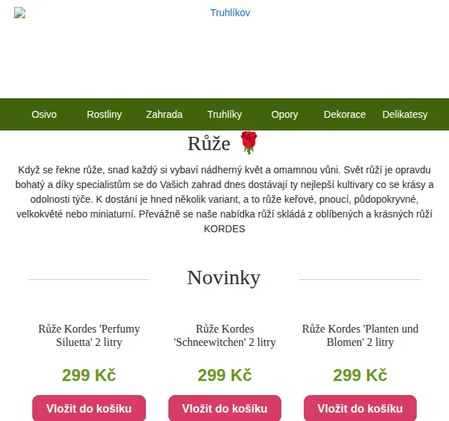 Truhlíkov.cz: Předprodej růží Kordes – červen 2026 | Nuslet.cz