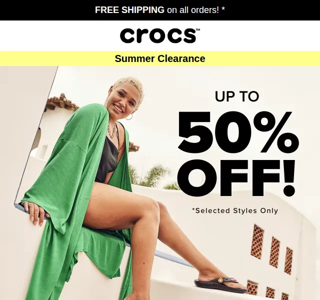 Crocs: až 50 % sleva na sportovní modely – červenec 2026 | Nuslet.cz