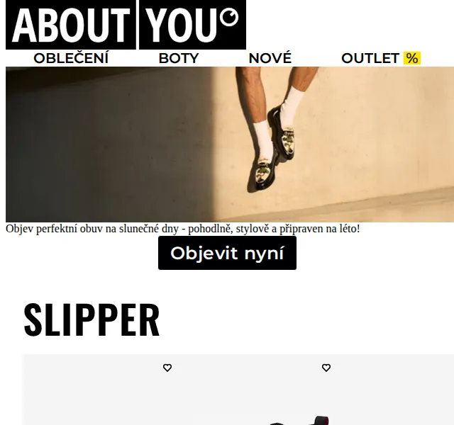 ABOUT YOU: Boty na léto – Tenisky a pantofle – červenec 2026 | Nuslet.cz