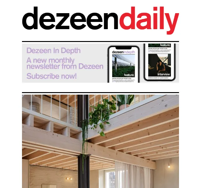 Dezeen Daily: Novinky z architektury a designu – červen 2026 | Nuslet.cz
