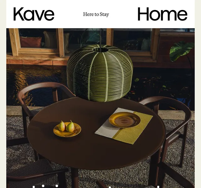 Kave Home Sale: Zahradní nábytek a doplňky – červen 2026 | Nuslet.cz