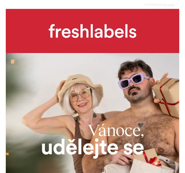 Freshlabels: Vánoční dárky se slevou až 15 % – červen 2026 | Nuslet.cz