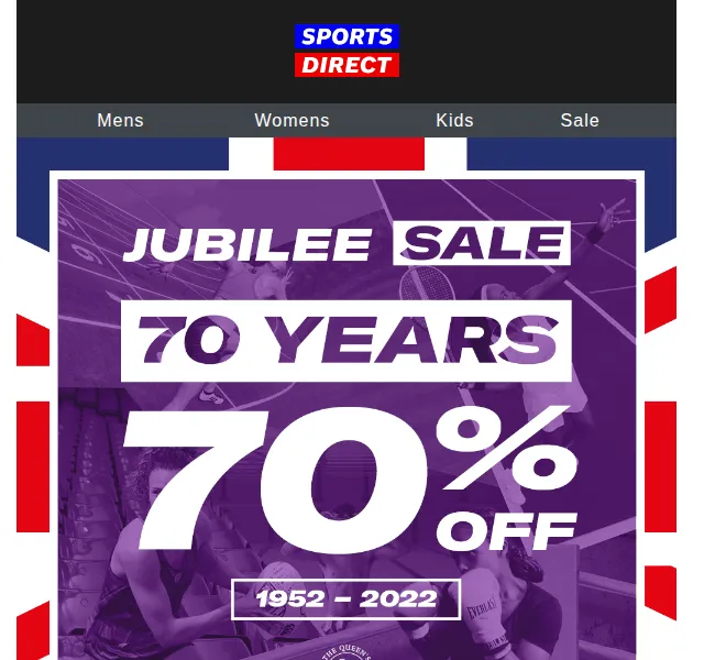 Sportsdirect.com: Sleva 70 % na zboží do 50 £ – červen 2026 | Nuslet.cz
