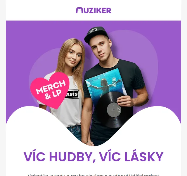 Muziker: Merch a LP desky se slevou 40 % – červen 2026 | Nuslet.cz
