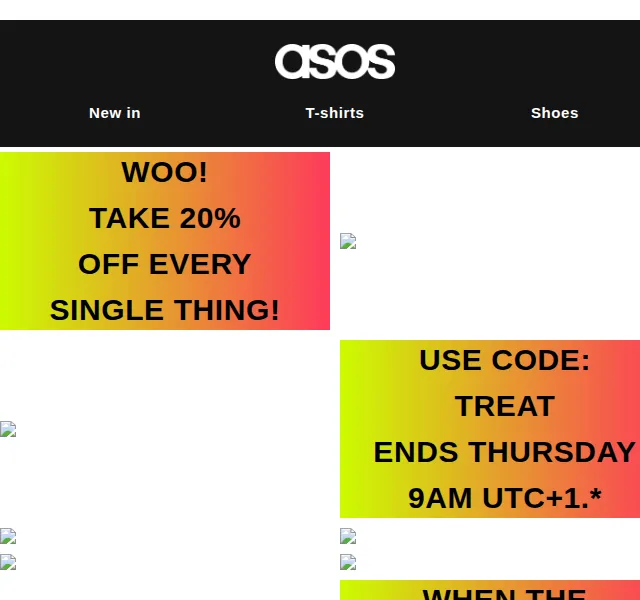 ASOS Sale: 20% sleva na vše – červen 2026 | Nuslet.cz