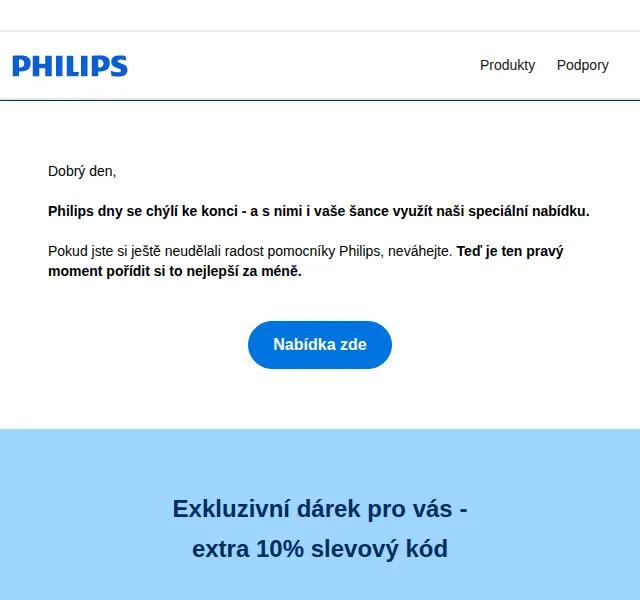 Philips: Philips dny s extra 10% slevou – červen 2026 | Nuslet.cz