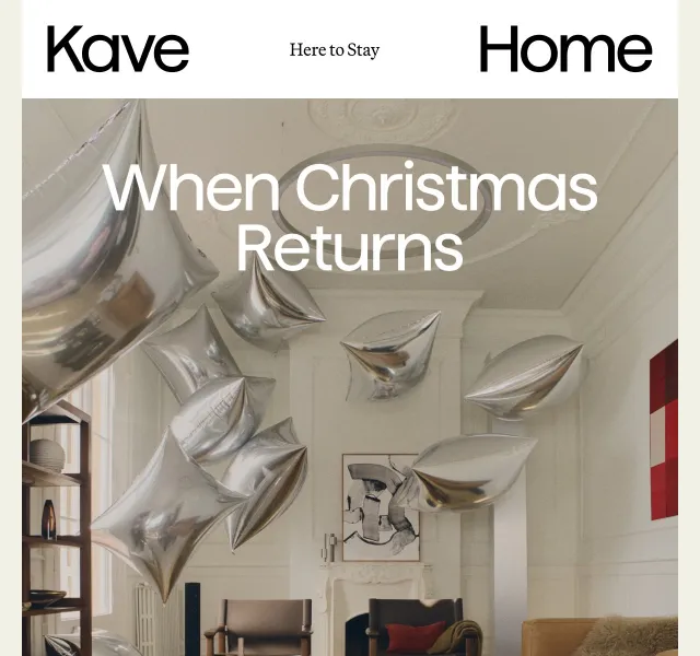 Kave Home Sale: Vánoční kolekce 2026 – červen 2026 | Nuslet.cz