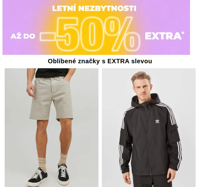 ABOUT YOU: Až -50 % Extra na letní nezbytnosti – červen 2026 | Nuslet.cz