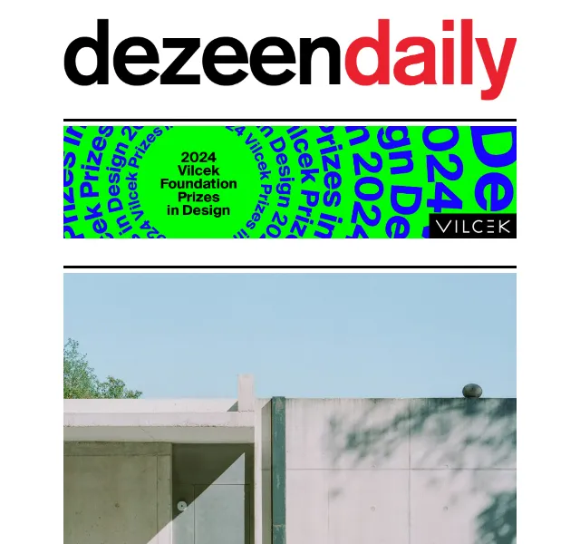 Dezeen Daily: Architektonické novinky a trendy – červen 2026 | Nuslet.cz