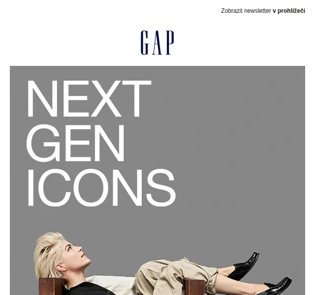 GAPstore.cz: Kolekce NEXT-GEN ICONS – červen 2026 | Nuslet.cz