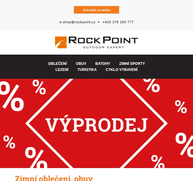 Rock Point: Zimní oblečení a boty ve slevě – červen 2026 | Nuslet.cz
