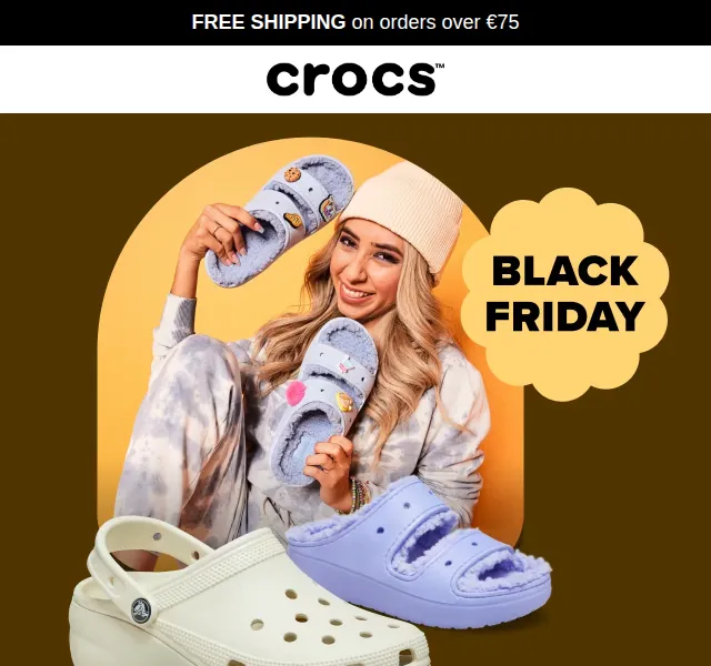 Crocs: Black Friday slevy až 50 % – červen 2026 | Nuslet.cz