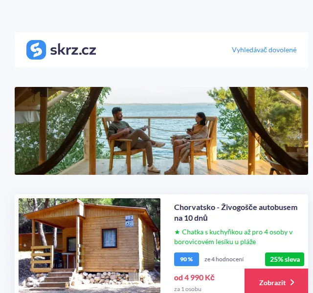 Vánoce na Skrz: Dovolená u moře od 4 990 Kč – červen 2026 | Nuslet.cz