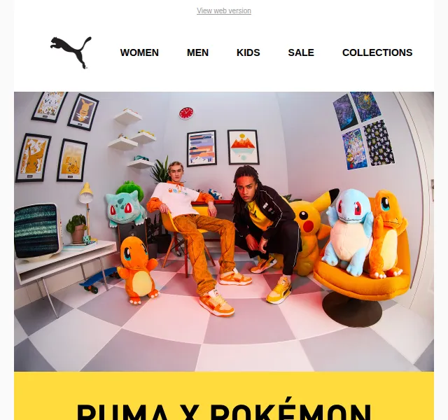 PUMA x POKÉMON: limitovaná kolekce obuvi a oblečení – červen 2026 | Nuslet.cz