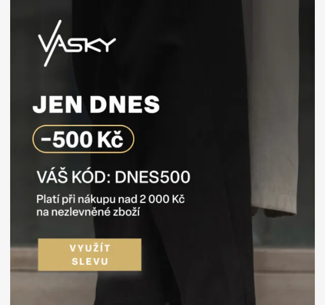 Vasky: sleva s kódem platným dnes – červenec 2026 | Nuslet.cz